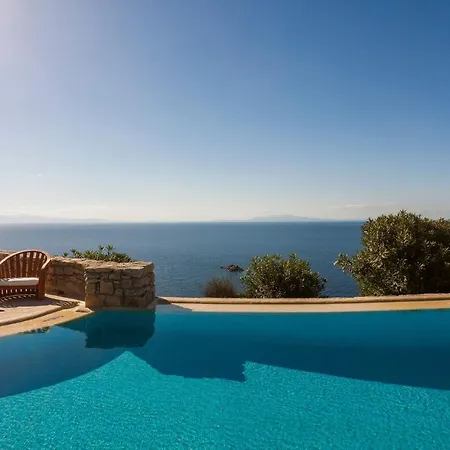 Villa Excellent Mykonos Apollo 3 Bedrooms Stunning Sea Views Psarrou