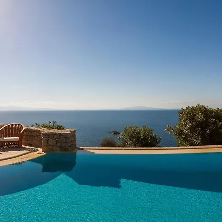 Excellent Mykonos Apollo 3 Bedrooms Stunning Sea Views فيلة بسارو