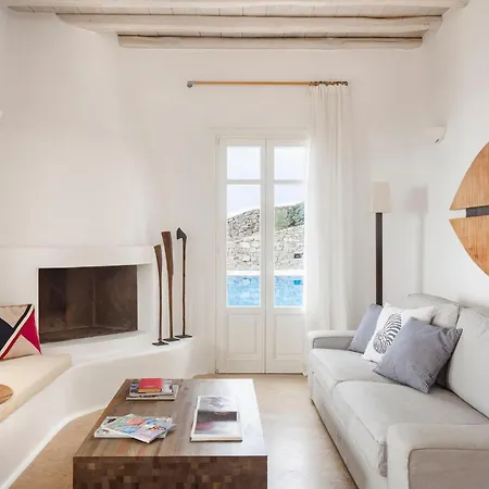 ヴィラ Excellent Mykonos Apollo 3 Bedrooms Stunning Sea Views プサロウ