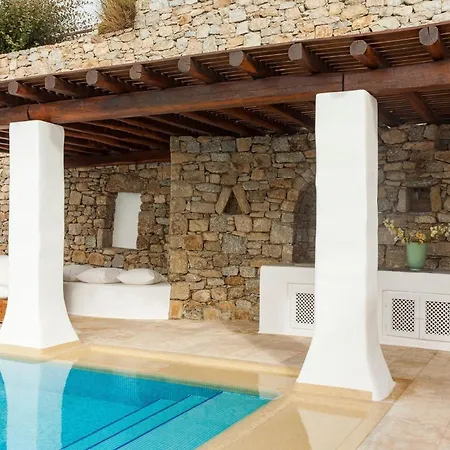 ヴィラ Excellent Mykonos Apollo 3 Bedrooms Stunning Sea Views プサロウ