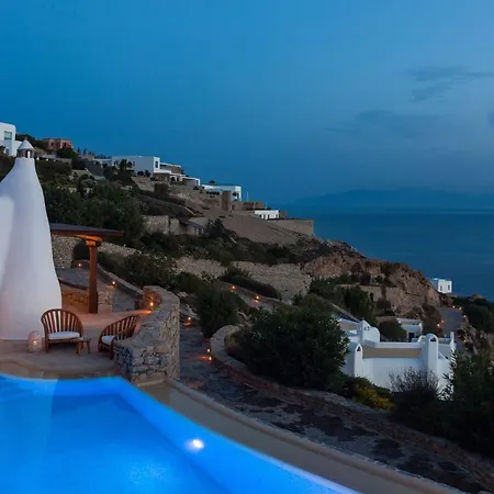 Vila Excellent Mykonos Apollo 3 Bedrooms Stunning Sea Views