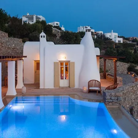 Vila Excellent Mykonos Apollo 3 Bedrooms Stunning Sea Views Psarou (Mykonos)