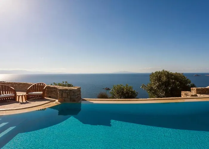 Villa Excellent Mykonos Apollo 3 Bedrooms Stunning Sea Views