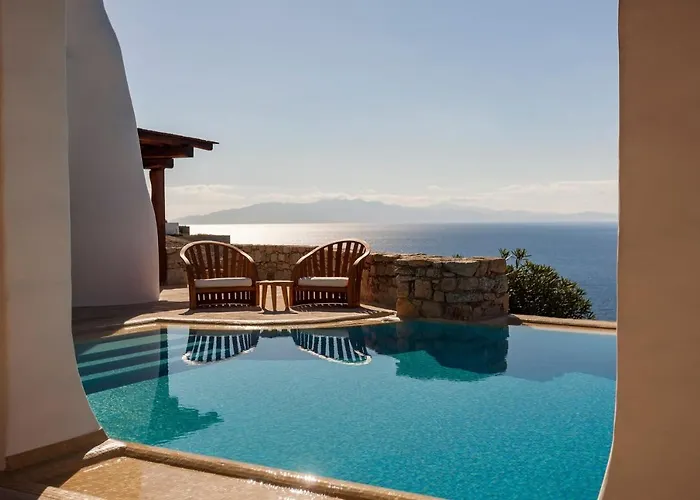 Excellent Mykonos Apollo 3 Bedrooms Stunning Sea Views * Psarrou