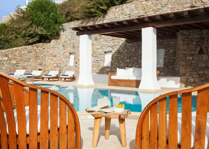 Excellent Mykonos Apollo 3 Bedrooms Stunning Sea Views Villa