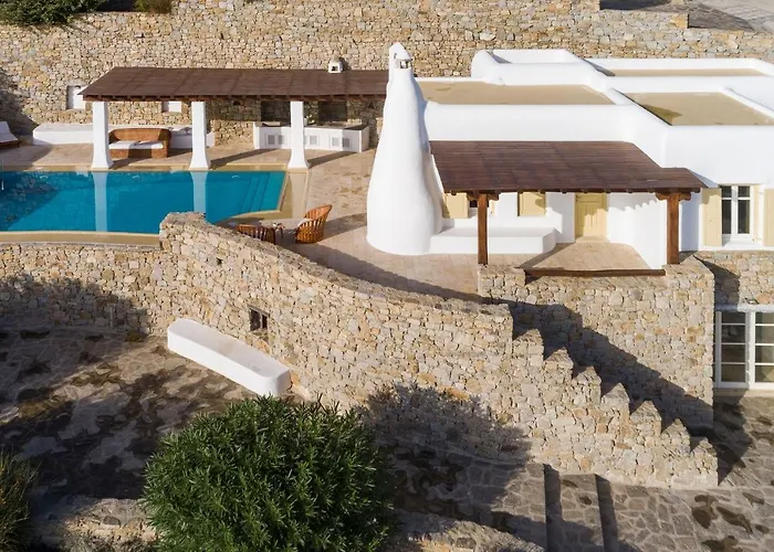 Villa Excellent Mykonos Apollo 3 Bedrooms Stunning Sea Views *