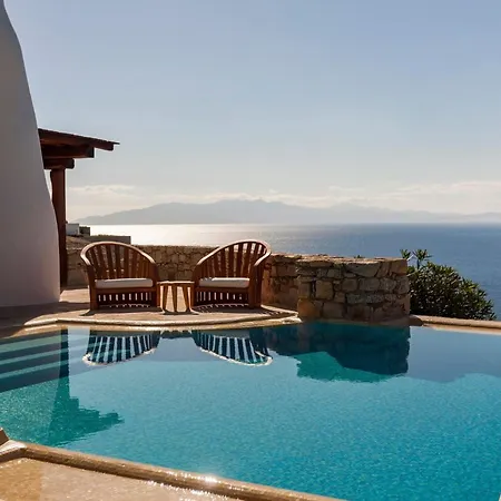 别墅 Excellent Mykonos Apollo 3 Bedrooms Stunning Sea Views *