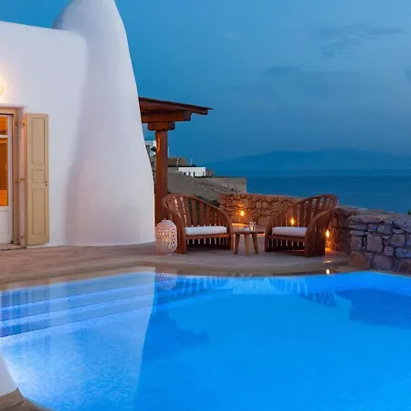 别墅 Excellent Mykonos Apollo 3 Bedrooms Stunning Sea Views *